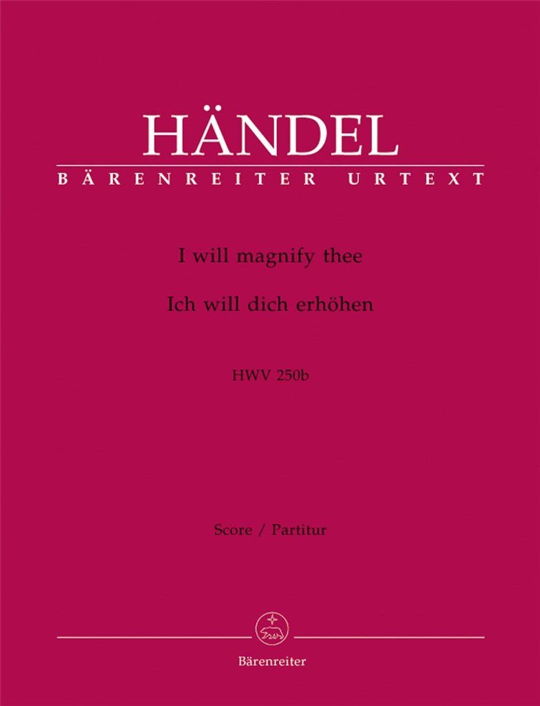 I will magnify theeorIch will dich erhohen